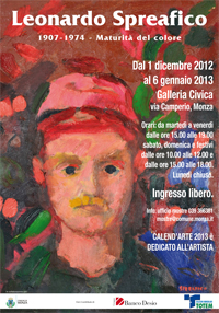 Mostra Leonardo Spreafico a Monza