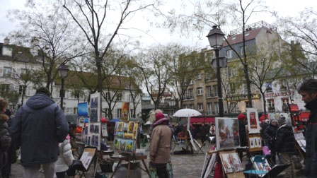 Parigi: quartiere di Montmartre