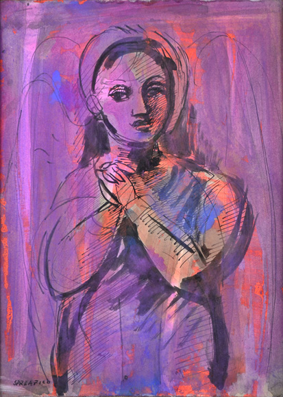 Donna in preghiera, 1960