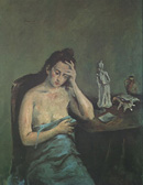 La modella triste