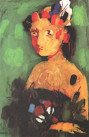 Giovanetta con fiori