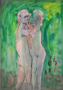 Figure fondo verde